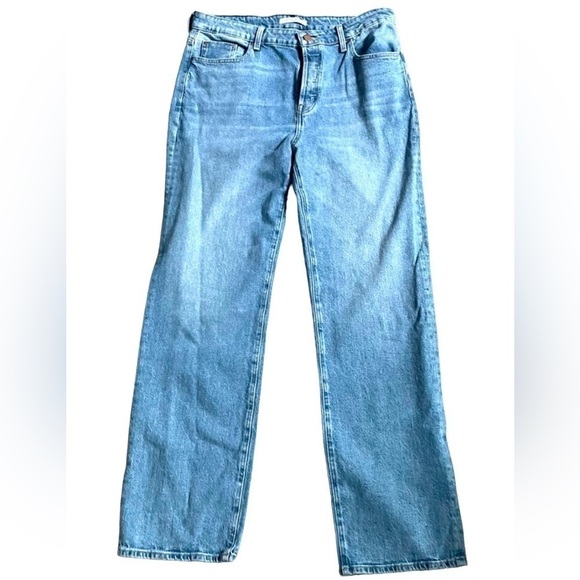 Fidelity Denim Jimi Breaker High-Rise Boyfriend Jeans Breaker 30 Fidelity Denim - Picture 1 of 14